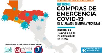 En el marco del Día Internacional contra la Corrupción los capítulos de Transparencia Internacional de Guatemala, Honduras y El Salvador se unen para presentar el informe «Compras de emergencia Covid-19»