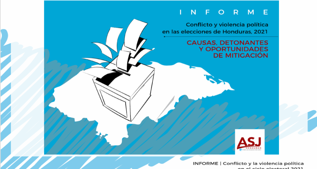 HONDURAS VIVIÓ MÁS DE 80 CONFLICTOS ELECTORALES ENTRE ENERO Y OCTUBRE DE 2021: INFORME DE ASJ